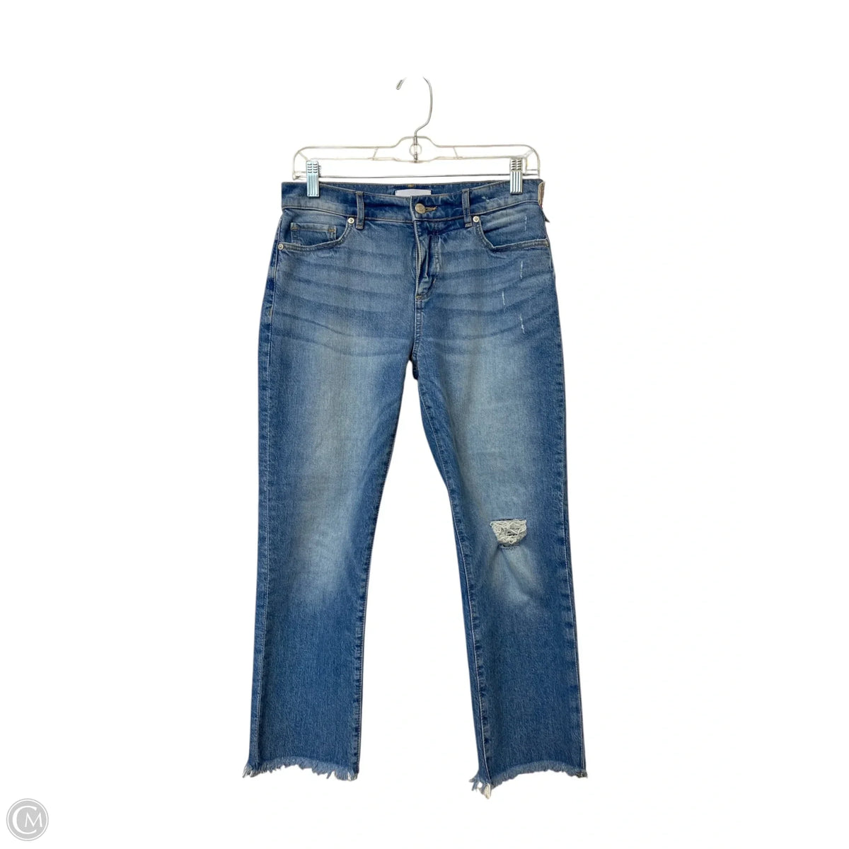 Jeans Cropped By Loft In Blue Denim, Size: 2p