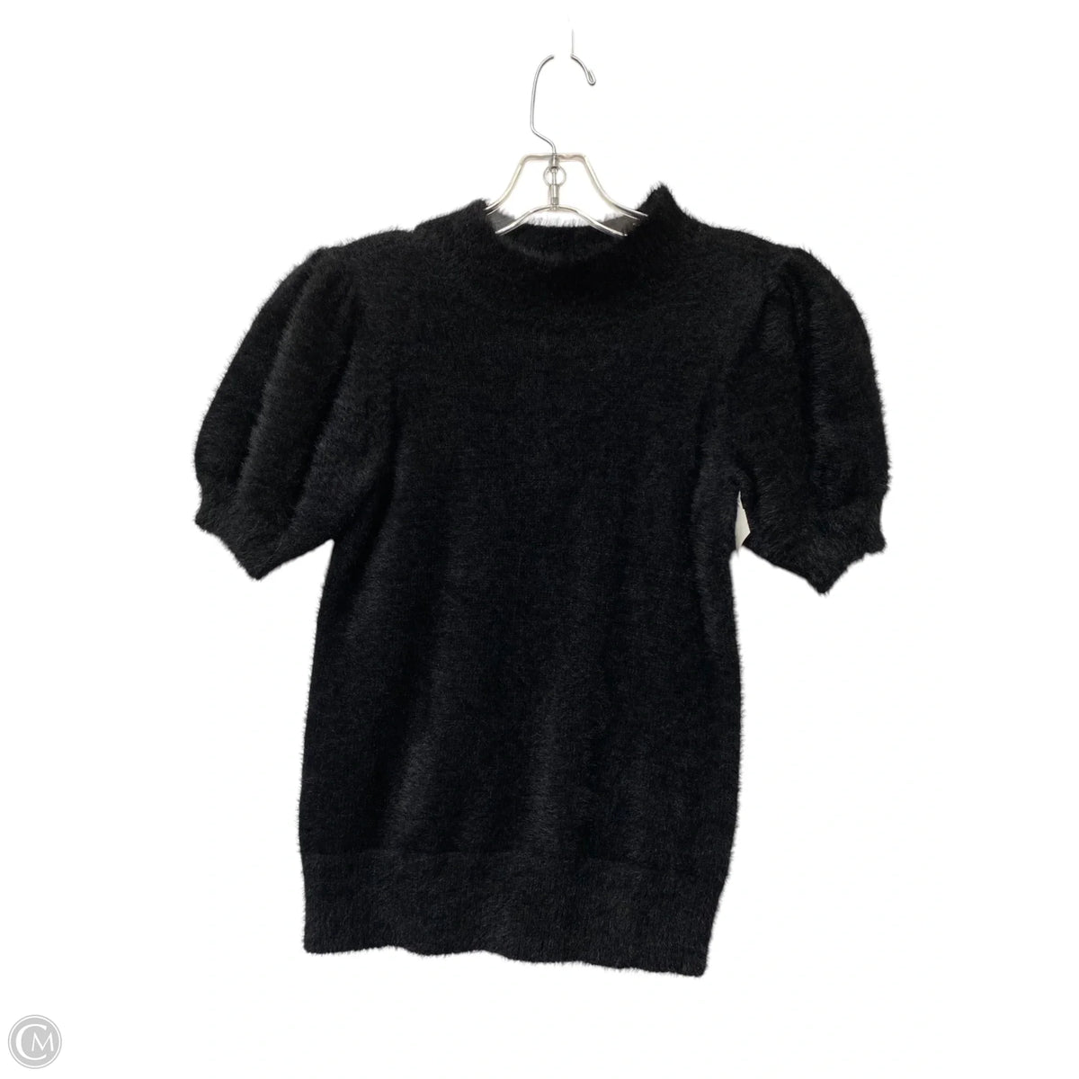 Sweater Short Sleeve By Cece In Black, Size: Xs