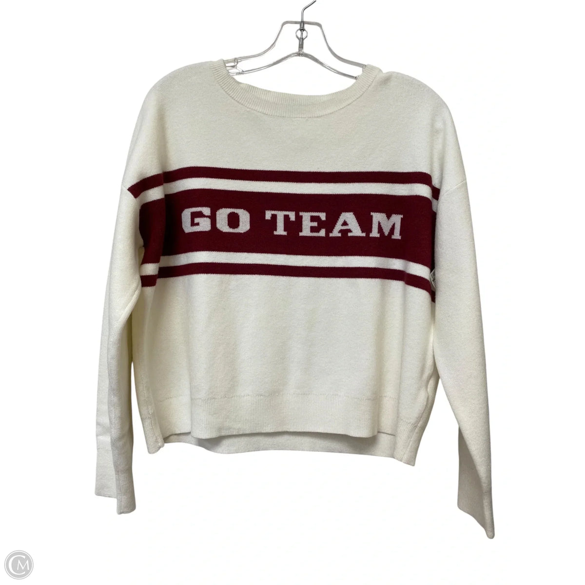 Sweater By Francesca’s In White, Size: S