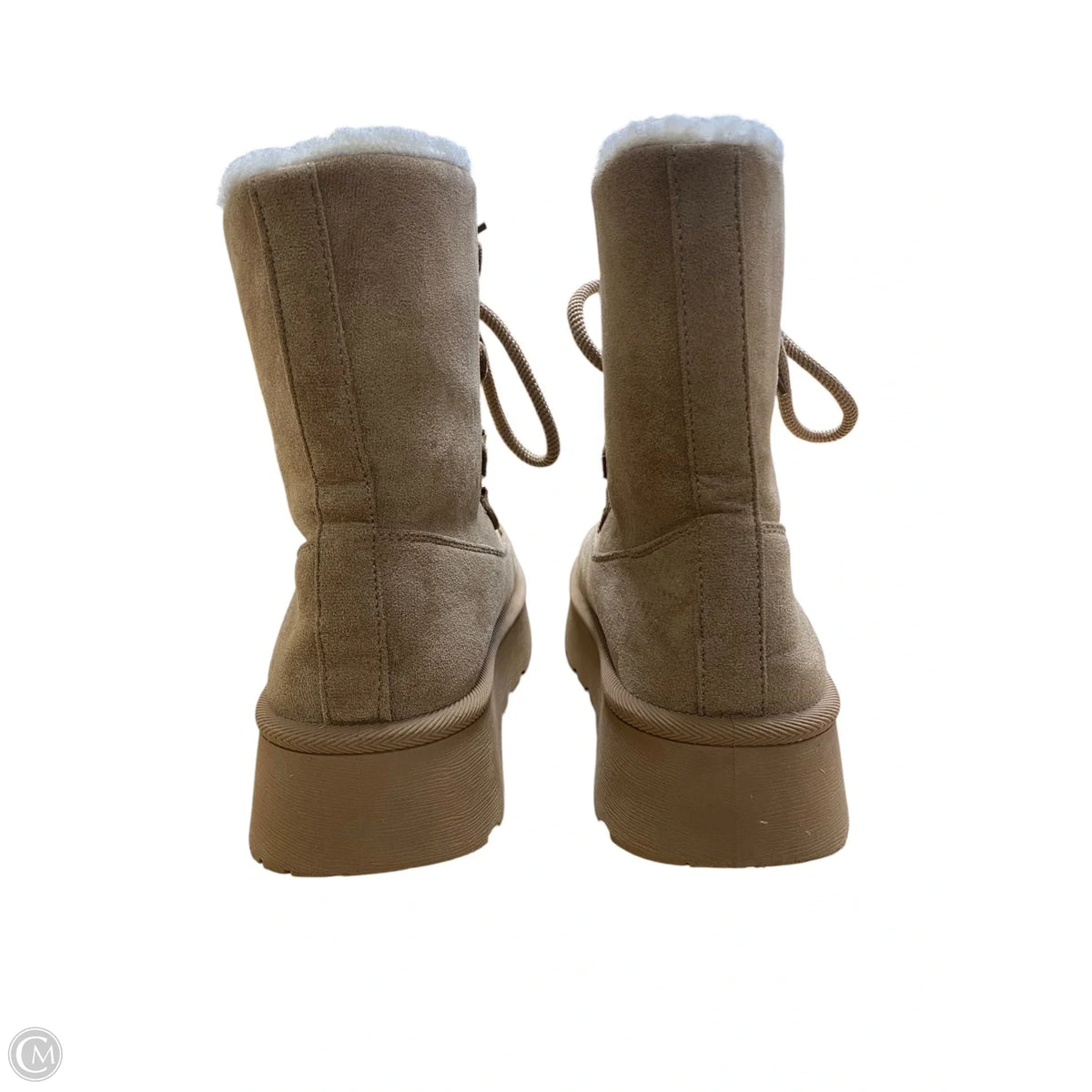 Boots Ankle Flats By Cme In Tan, Size: 7