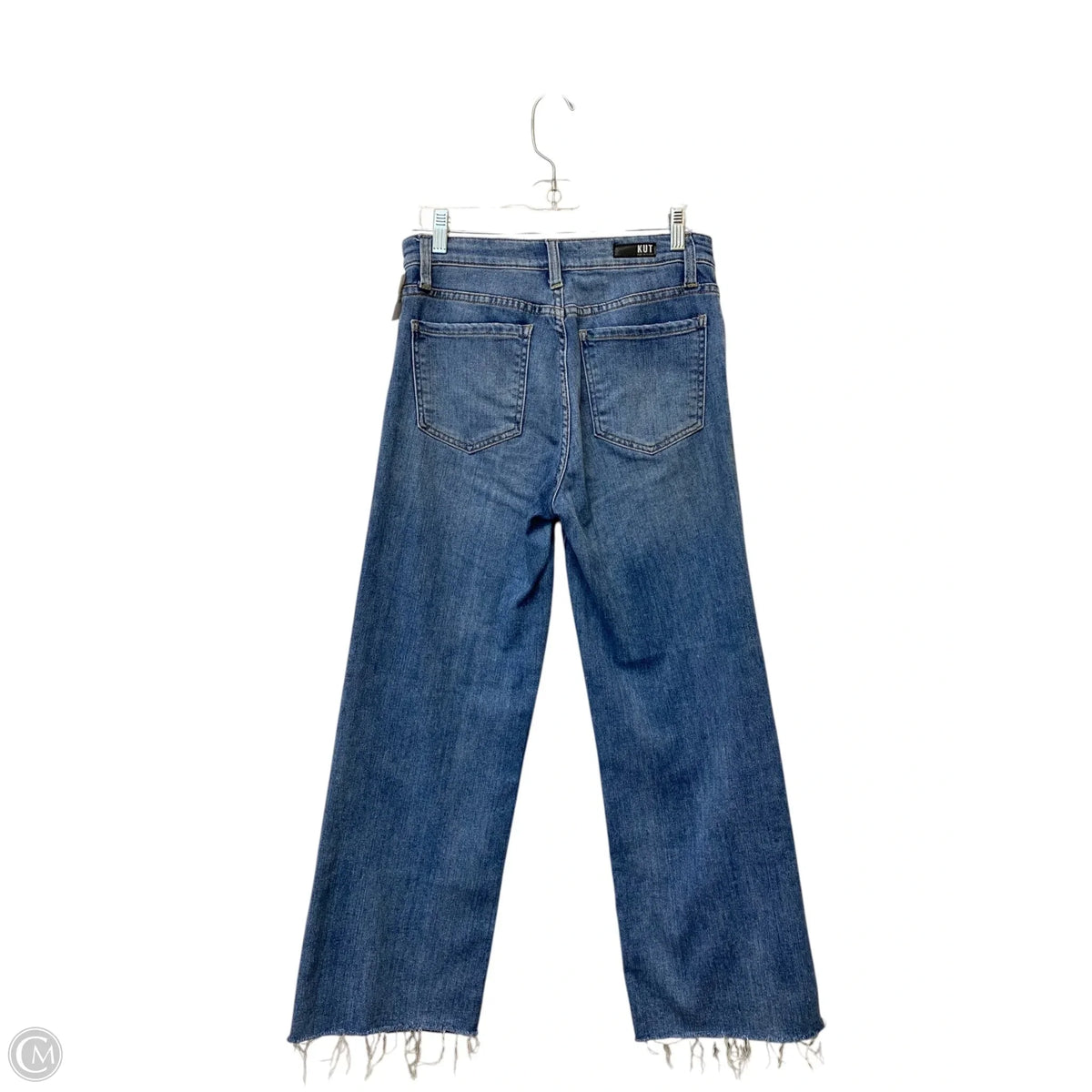 Jeans Straight By Kut In Blue Denim, Size: 4