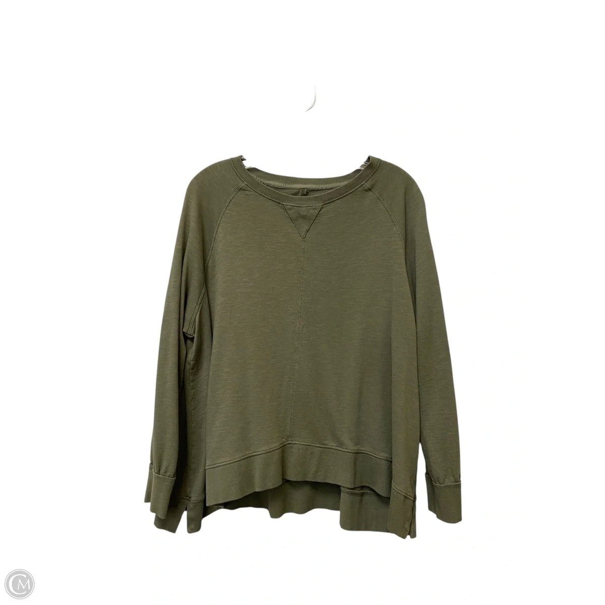 Top Long Sleeve By West Bound In Green, Size: L