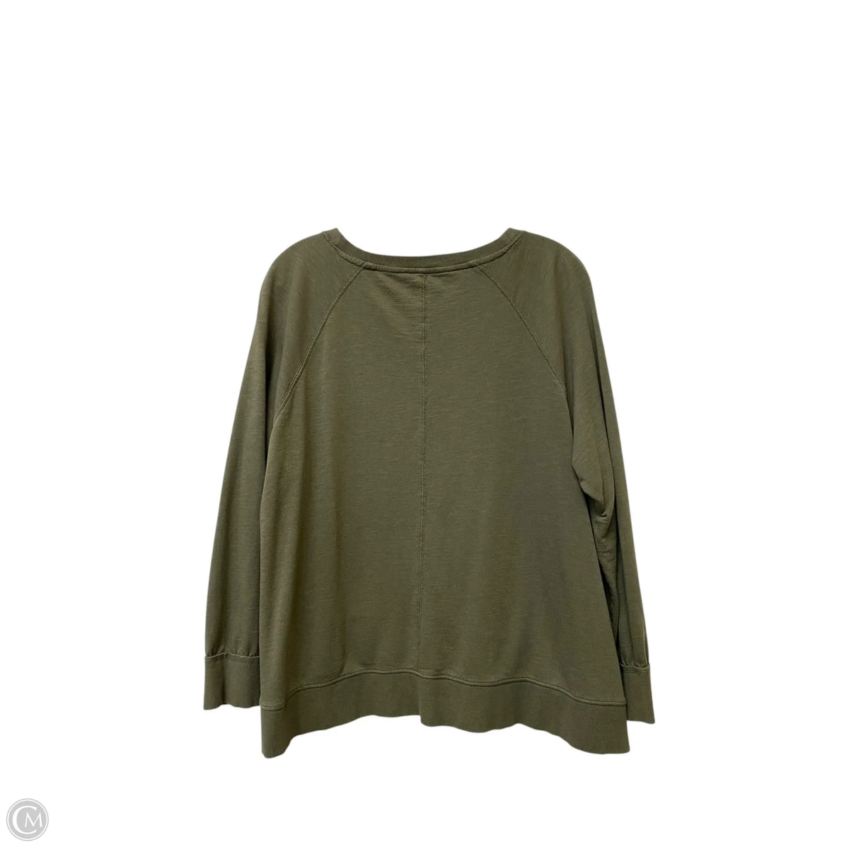 Top Long Sleeve By West Bound In Green, Size: L