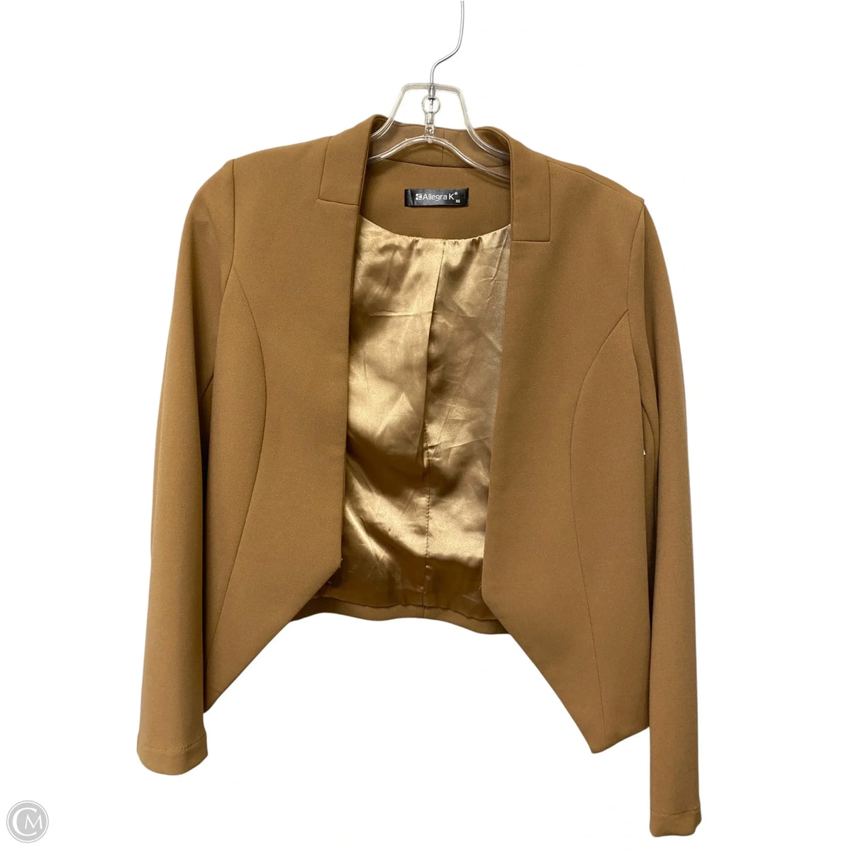 Blazer By Allegra K In Brown, Size: Xs