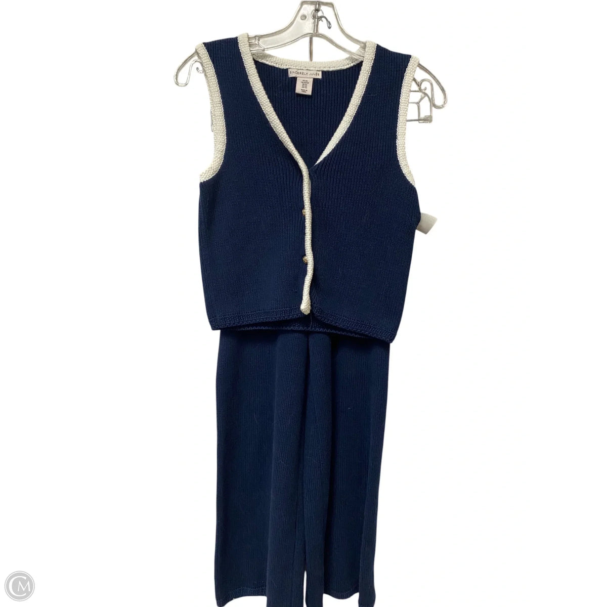 Pants Set 2pc By Sincerely Jules In Blue, Size: Xs