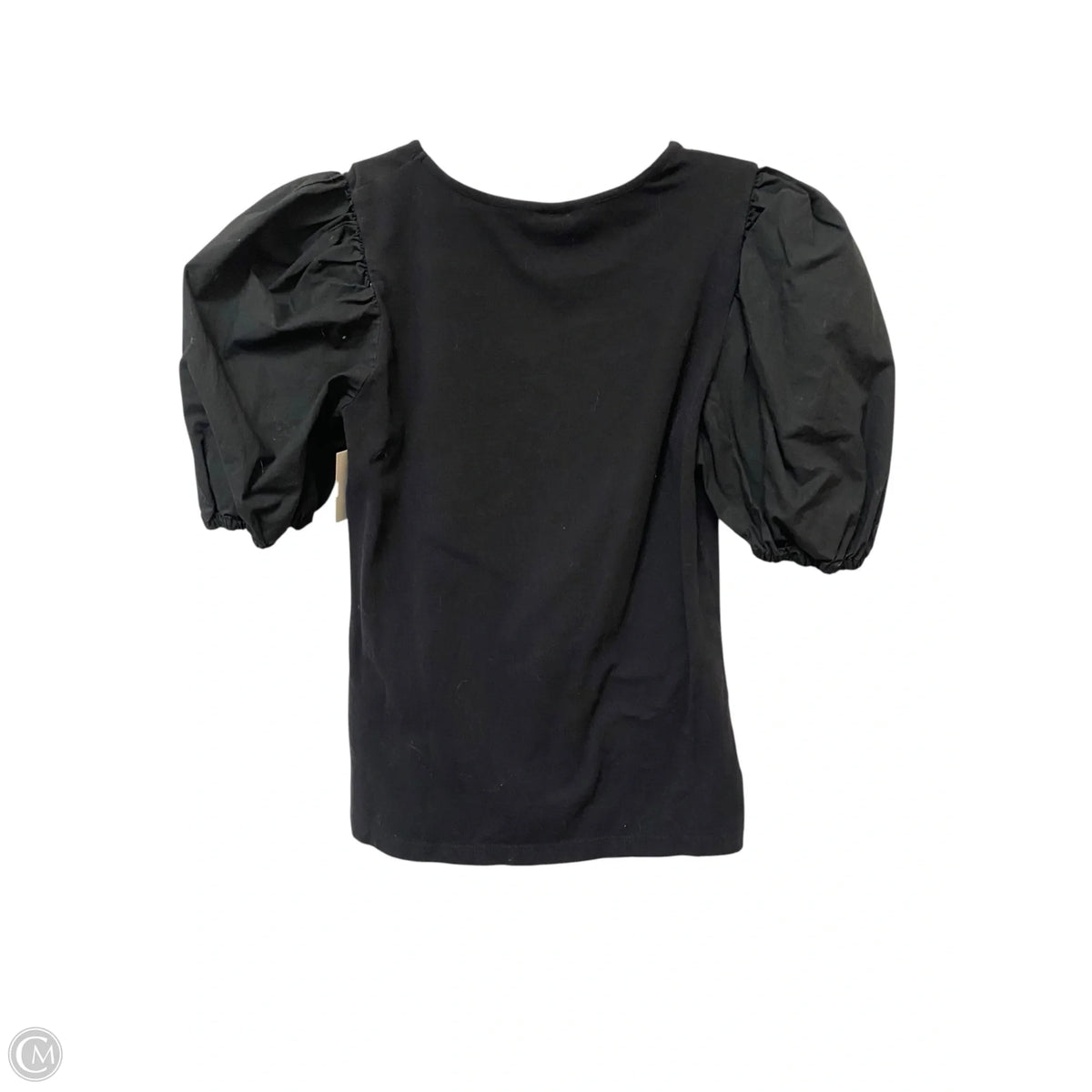 Top Short Sleeve Basic By H&m In Black, Size: Xs