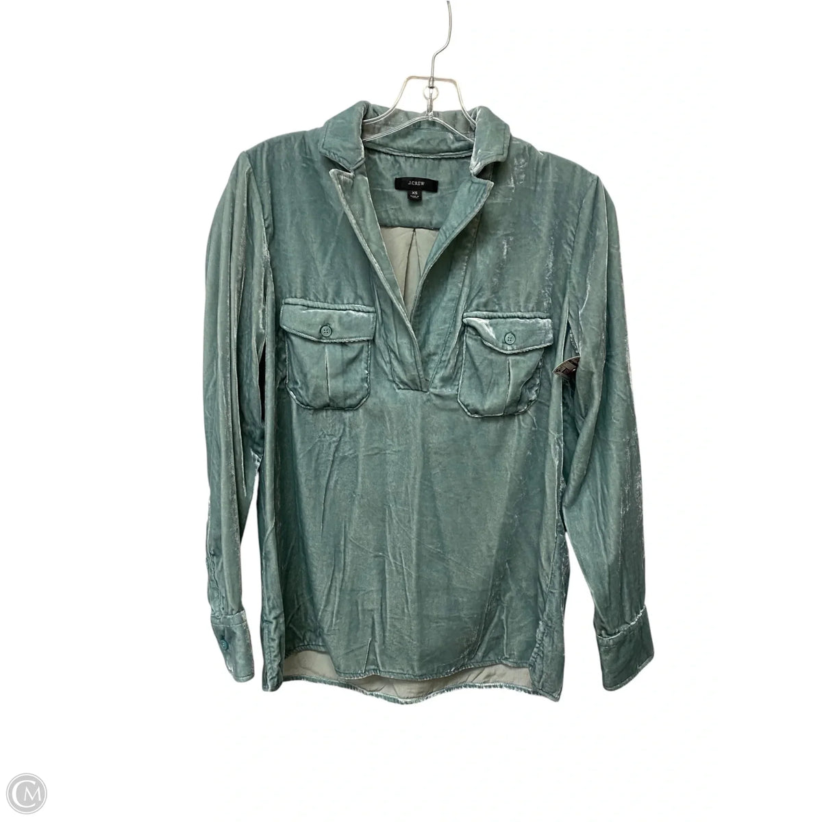 Top Long Sleeve By J. Crew In Blue, Size: Xs