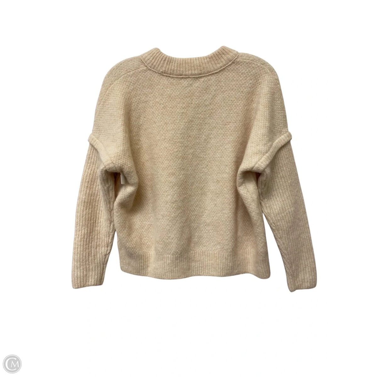 Sweater By Madewell In Cream, Size: S