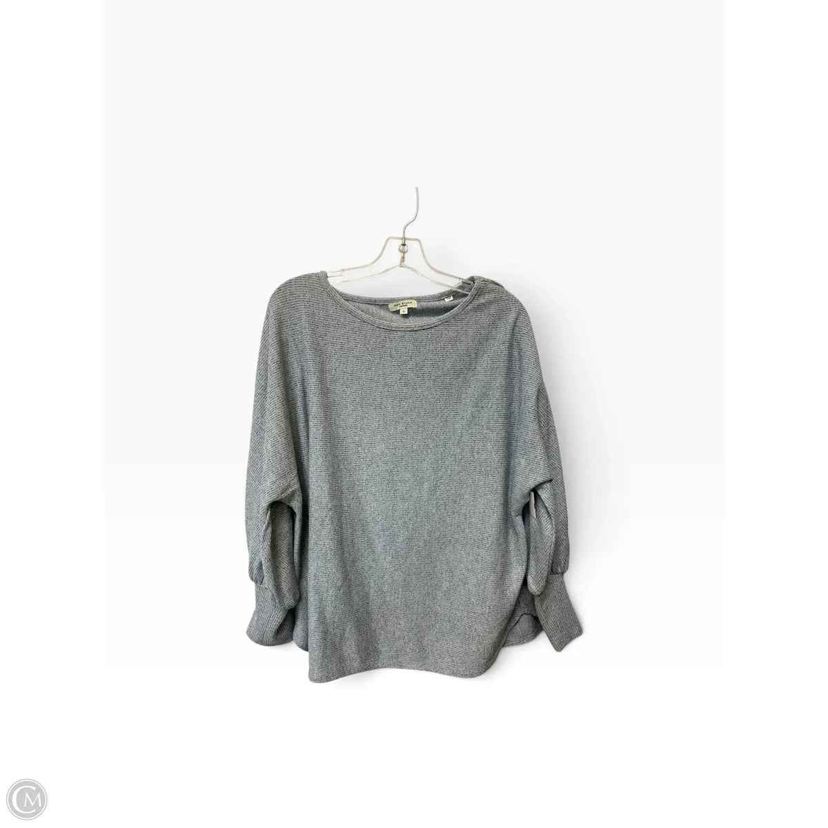 Top Long Sleeve Basic By Max Studio In Black, Size: 1x