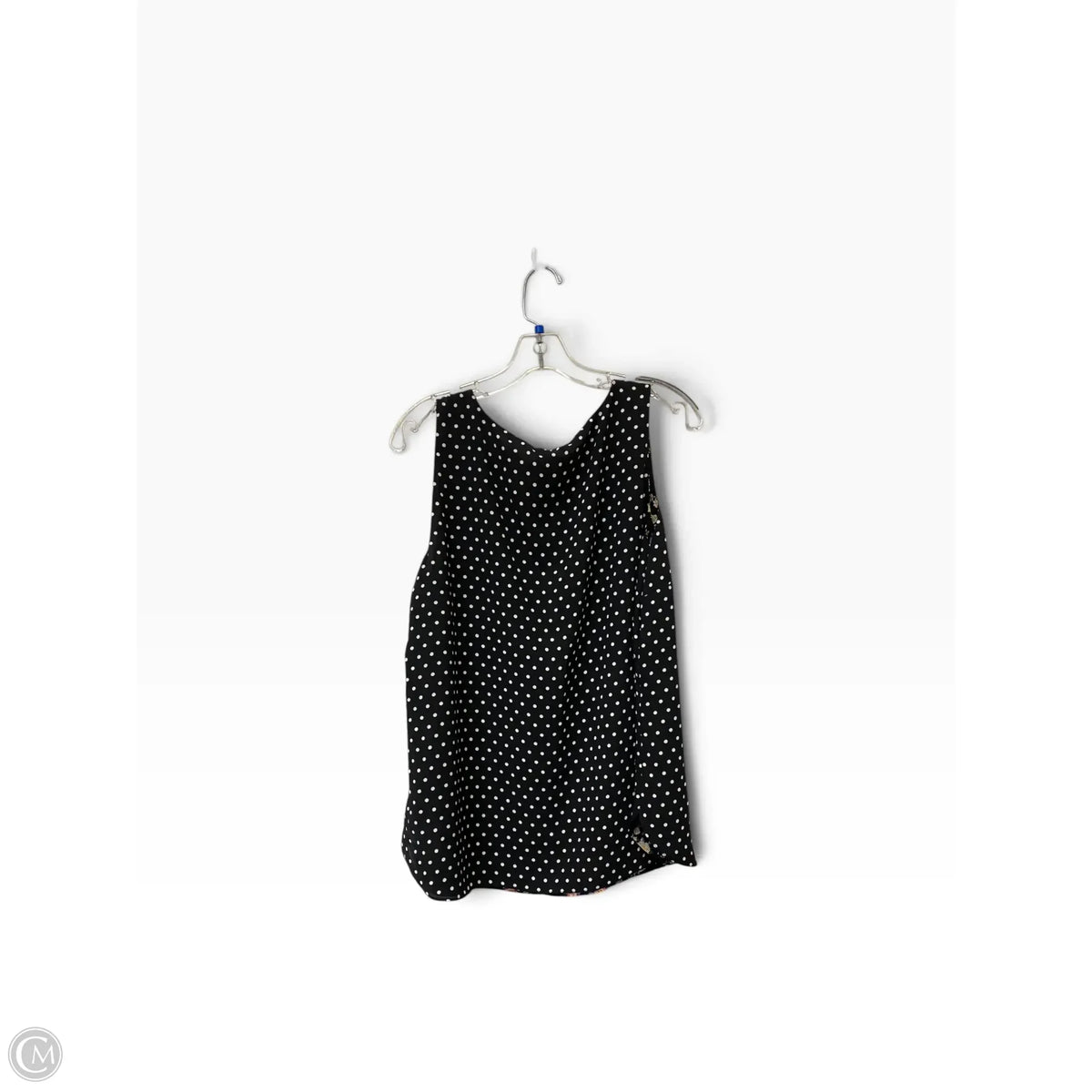Top Sleeveless By Chicos In Polkadot Pattern, Size: M