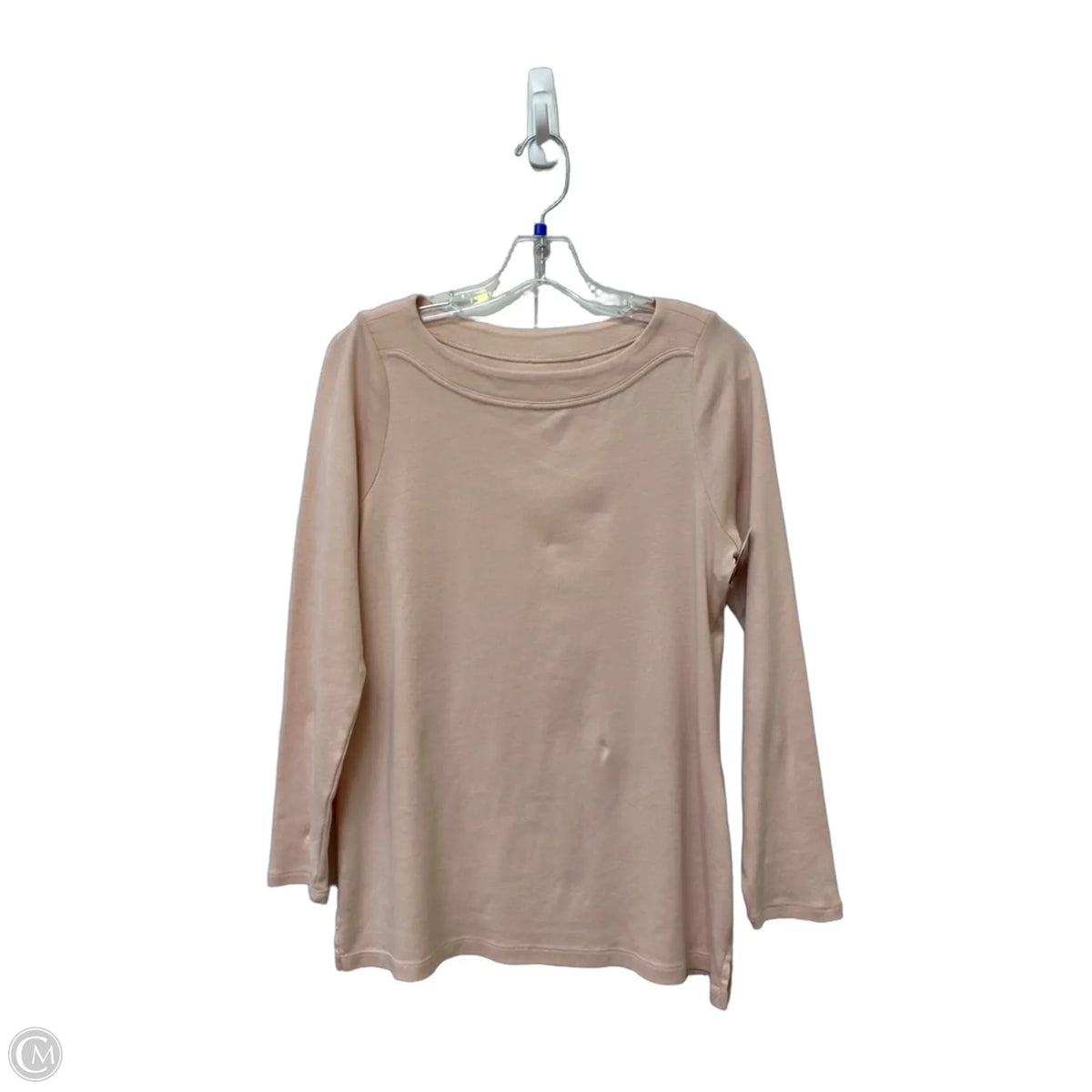 Top Long Sleeve Basic By Chicos In Pink, Size: S