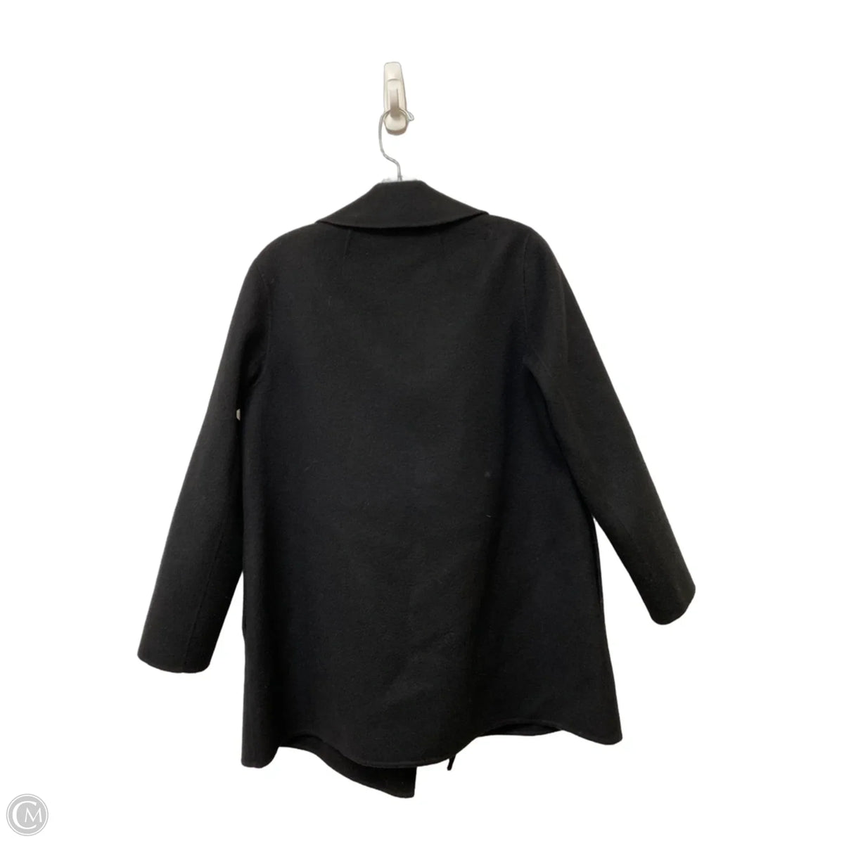 Coat Peacoat By Theory In Black, Size: S