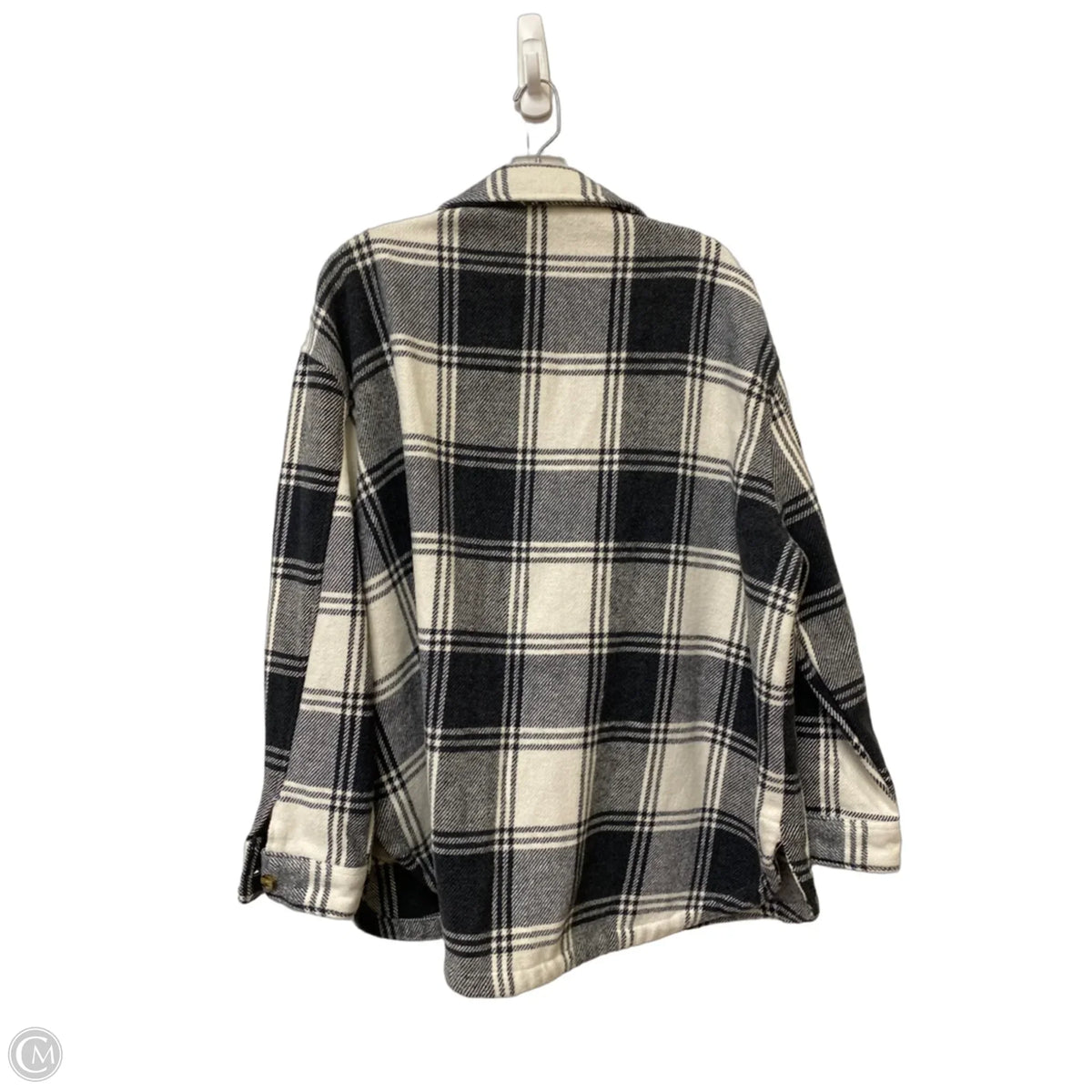 Jacket Shirt By Clothes Mentor In Plaid Pattern, Size: Xxl