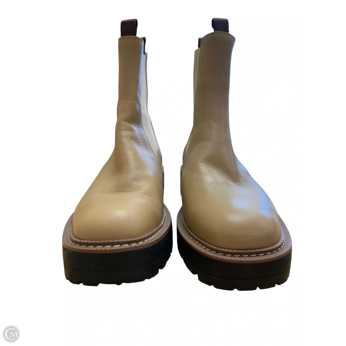 Boots Ankle Flats By Sam Edelman In Tan, Size: 10