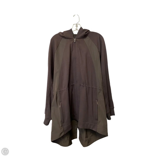 Athletic Jacket By Athleta In Brown, Size: Xl