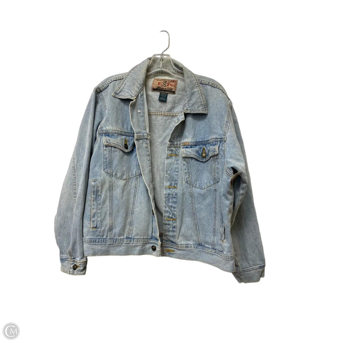 Jacket Denim By Clothes Mentor In Blue, Size: M