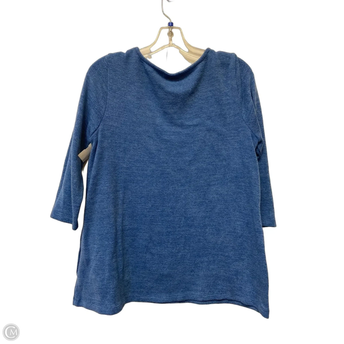 Top Long Sleeve By Chicos In Blue, Size: M