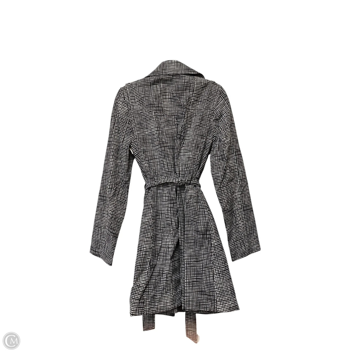 Coat Trench Coat By Express In Black, Size: M