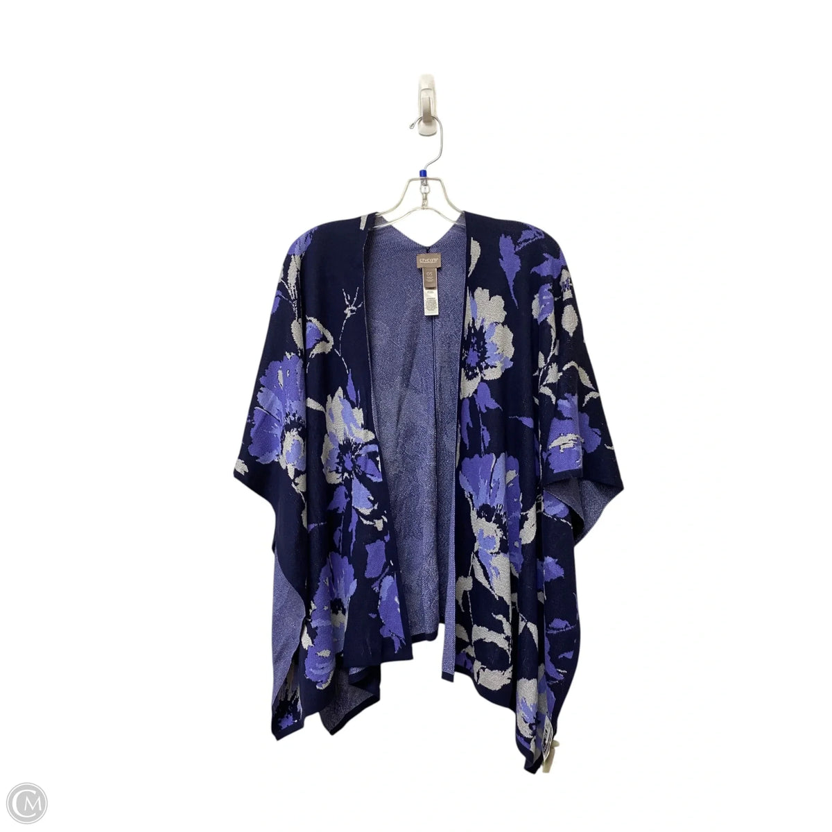 Shawl By Chicos In Blue, Size: Osfm