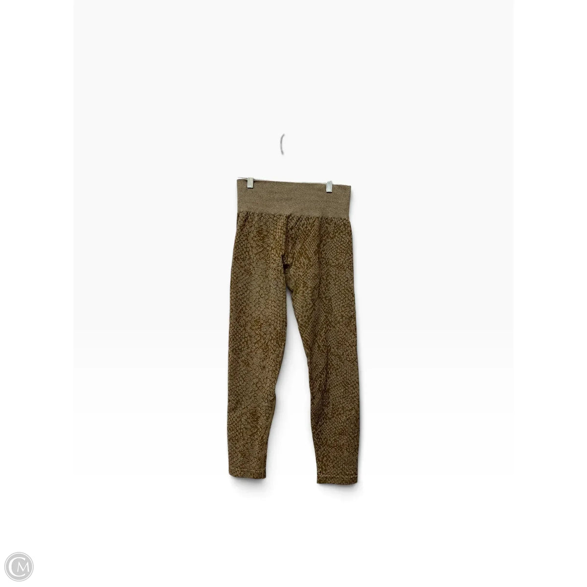 Athletic Leggings By Cme In Brown, Size: L