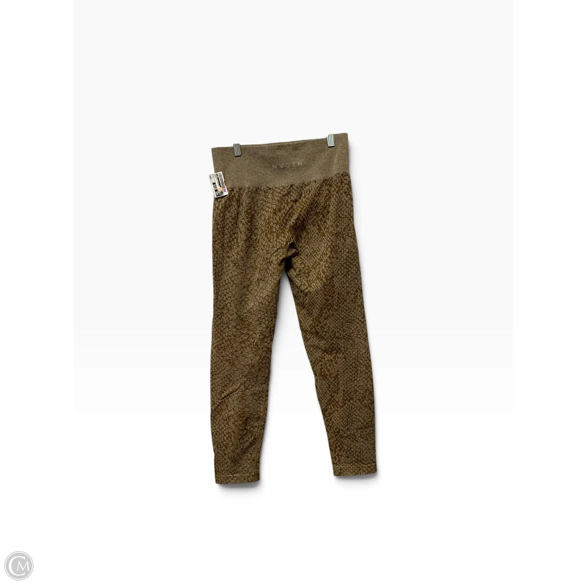 Athletic Leggings By Cme In Brown, Size: L