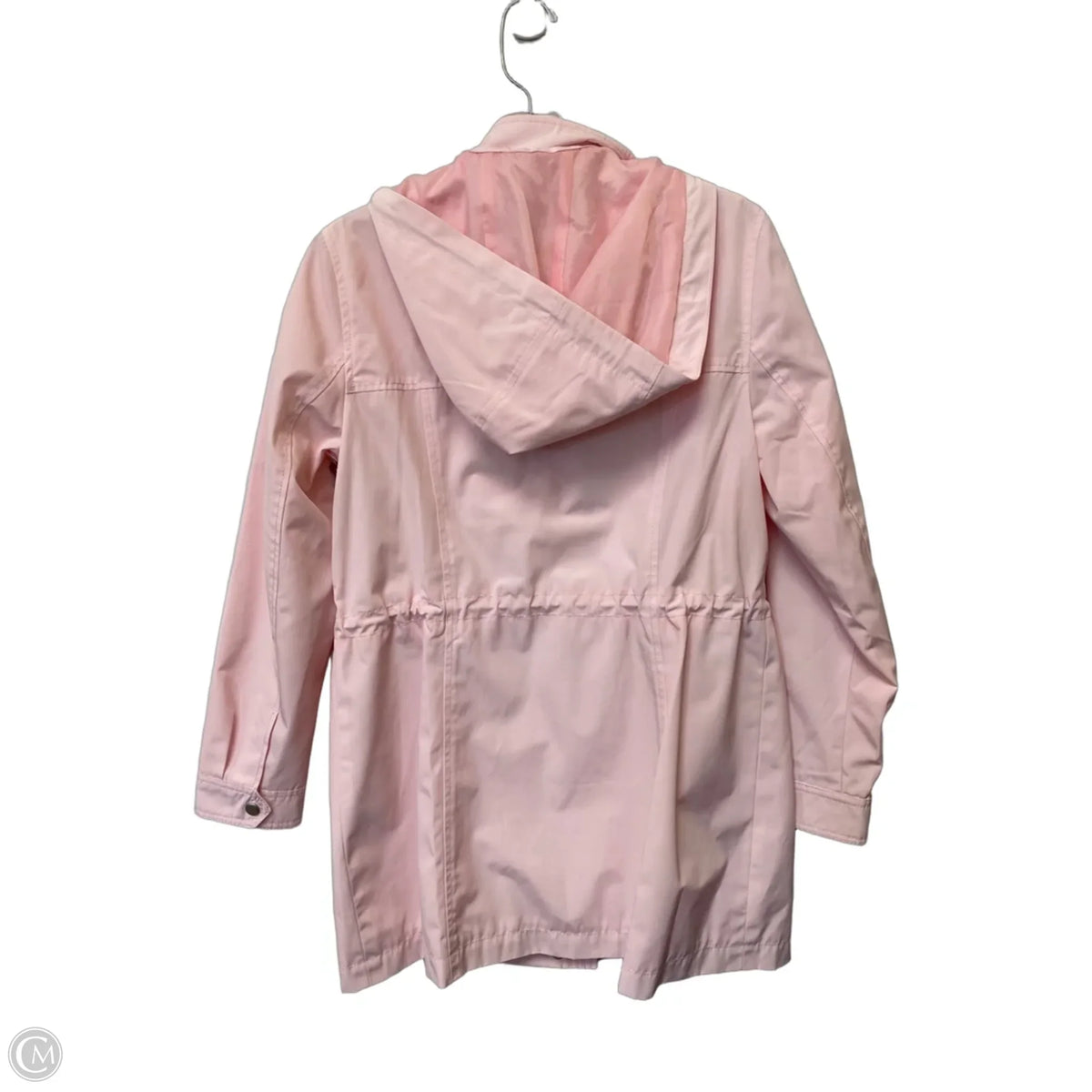 Coat Raincoat By Talbots In Pink, Size: S