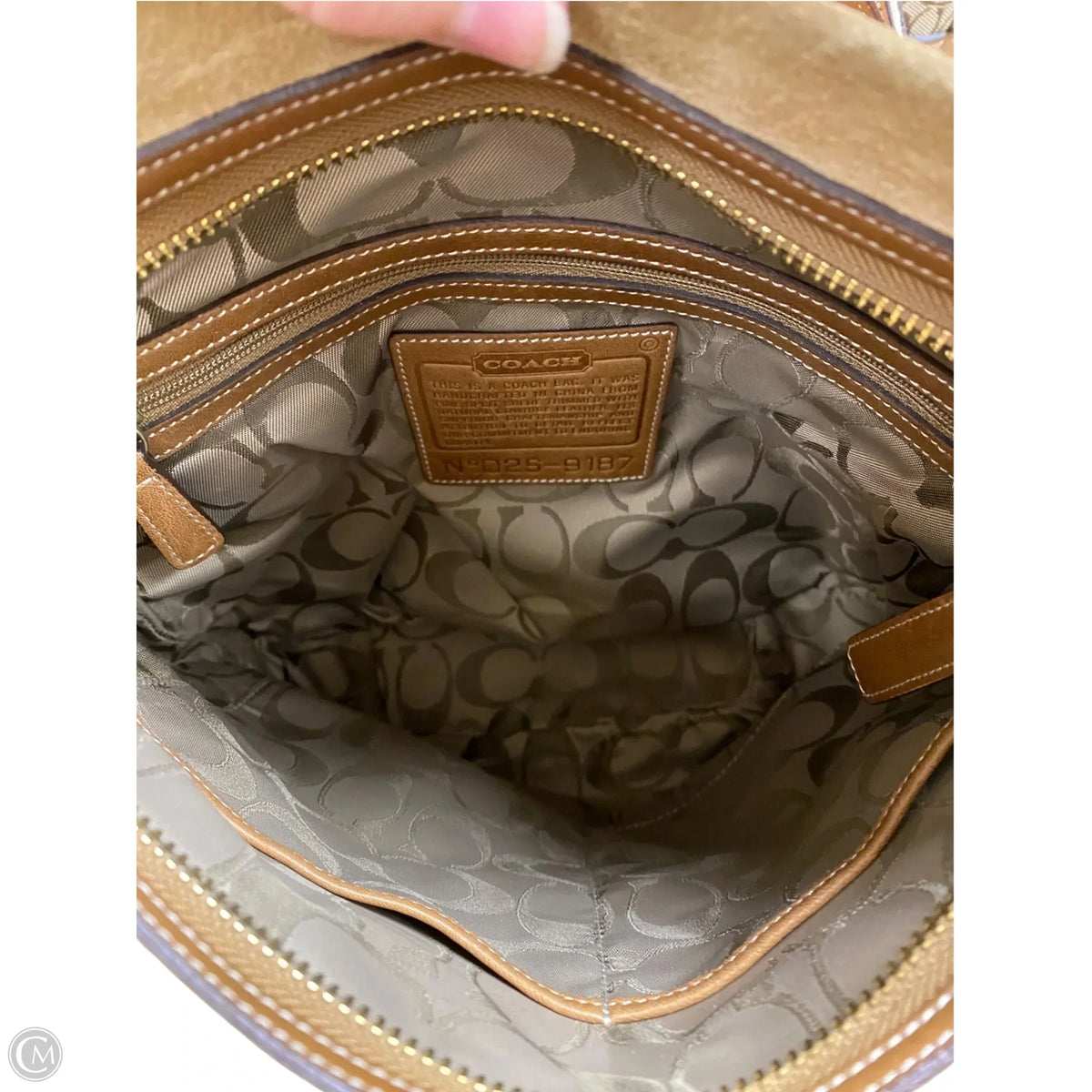 Crossbody Designer By Coach, Size: Medium