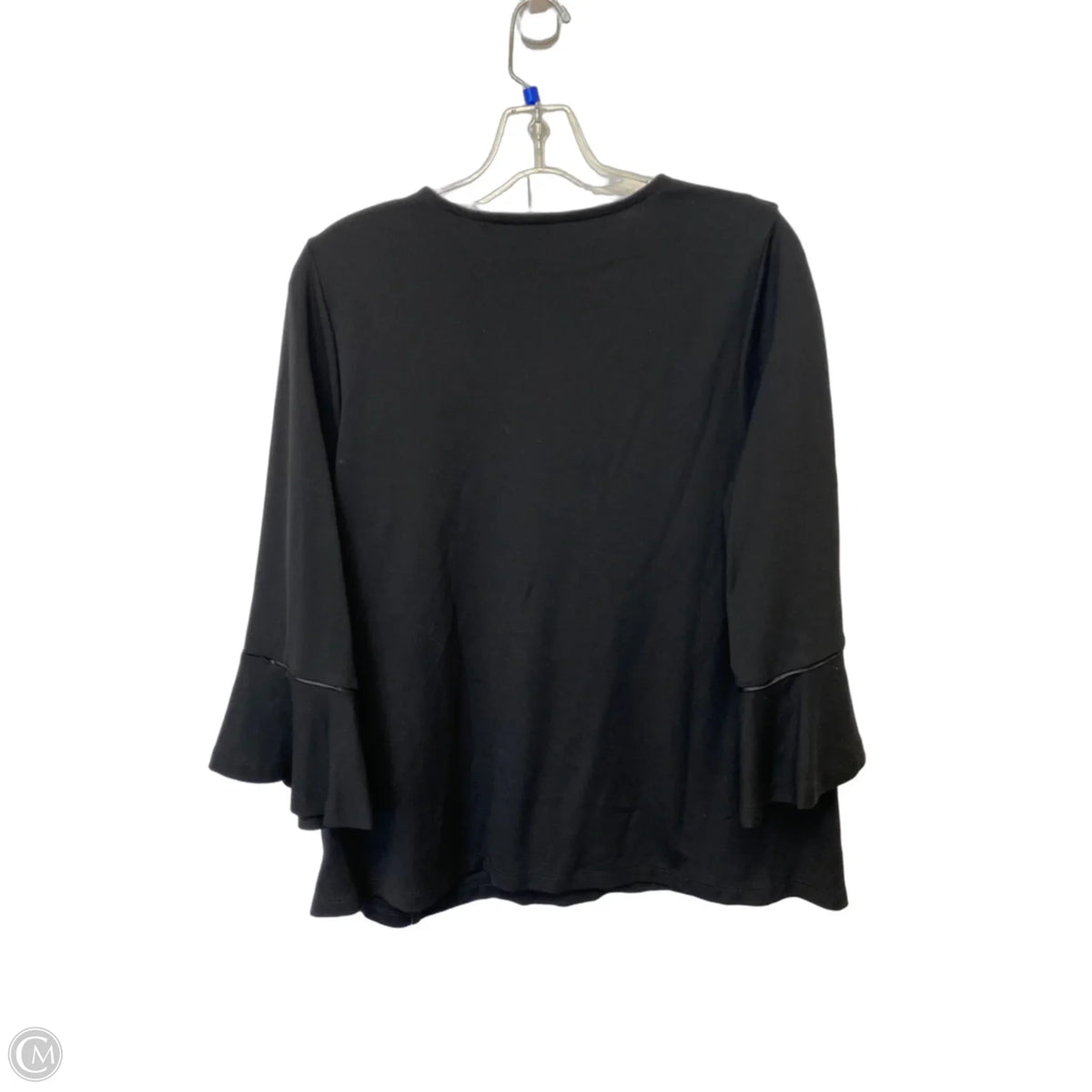 Top Long Sleeve Basic By Chicos In Black, Size: L