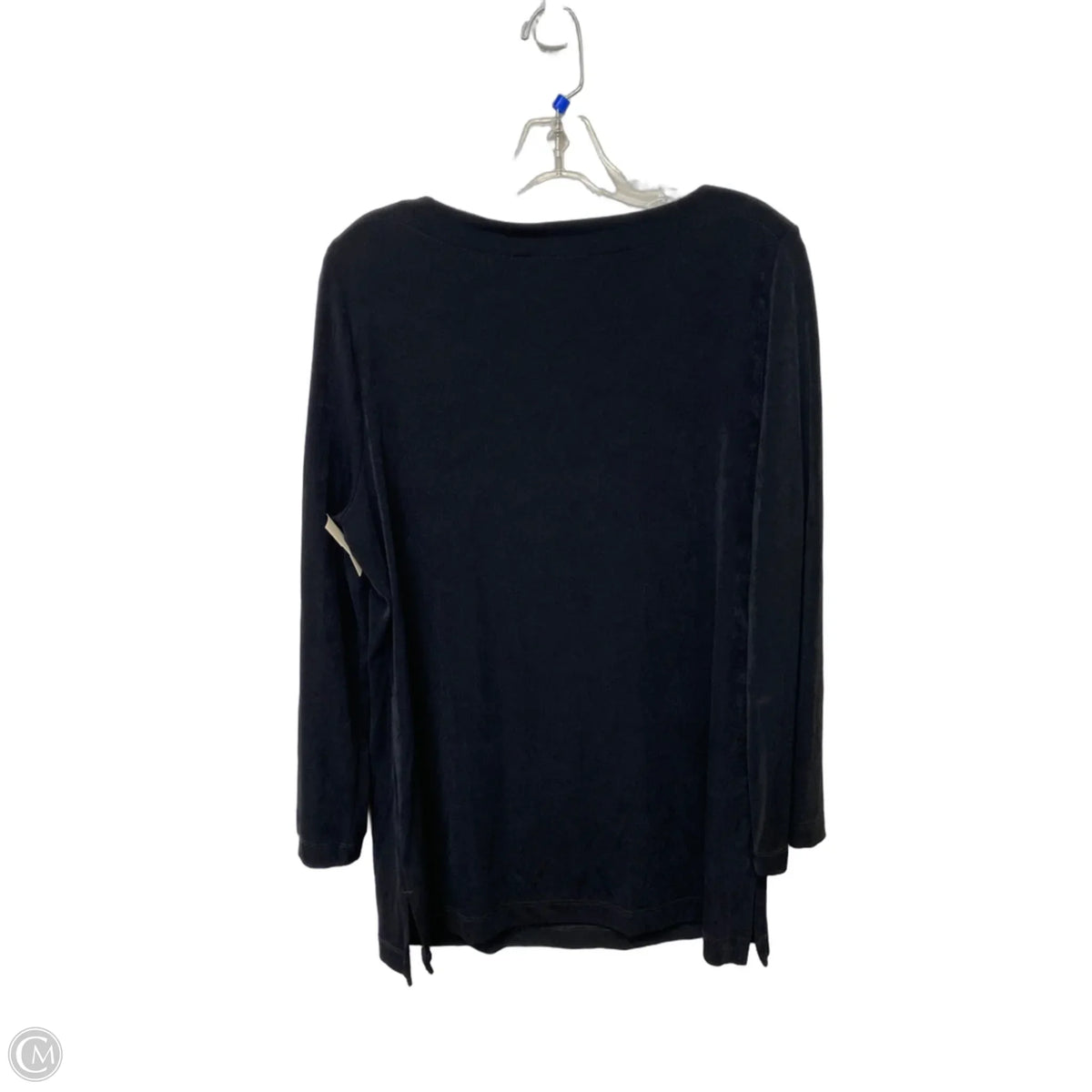 Top Long Sleeve Basic By Chicos In Black, Size: L