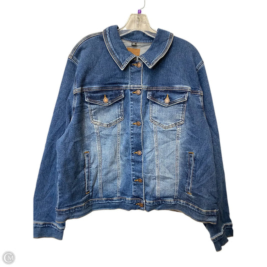 Jacket Denim By Judy Blue In Bronze, Size: 3x