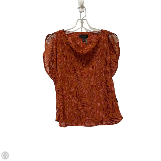 Top Short Sleeve By Donna Karan In Animal Print, Size: Xs