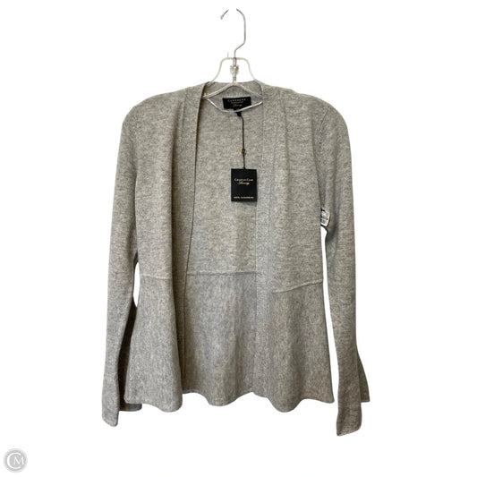 Sweater Cardigan Cashmere By Charter Club In Grey, Size: Xs