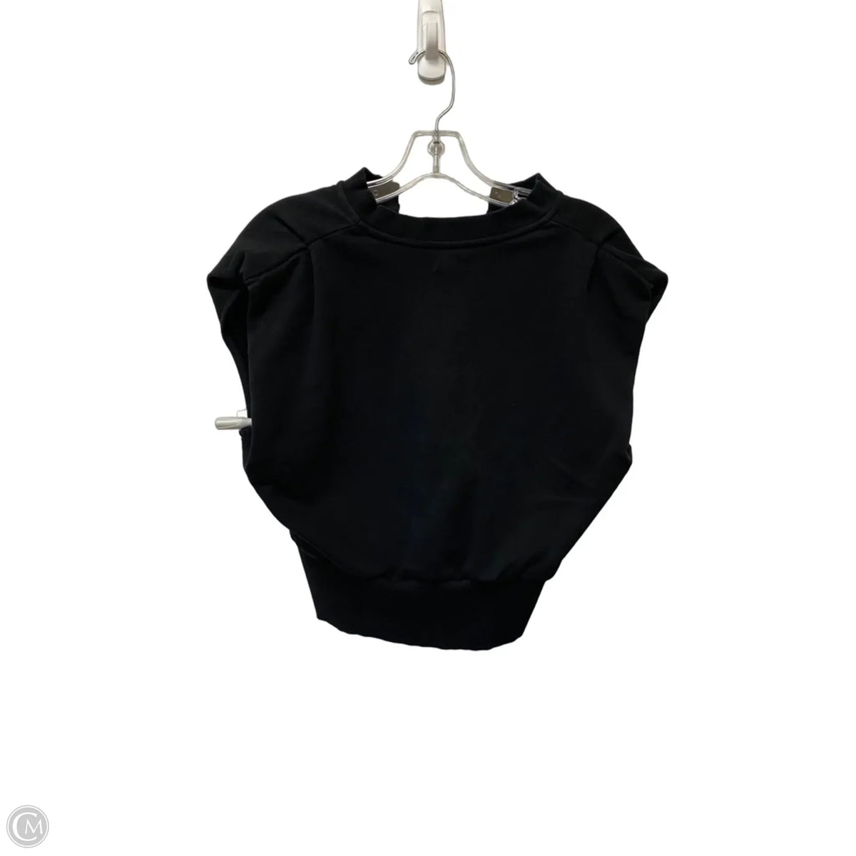Top Sleeveless By Glam In Black, Size: S