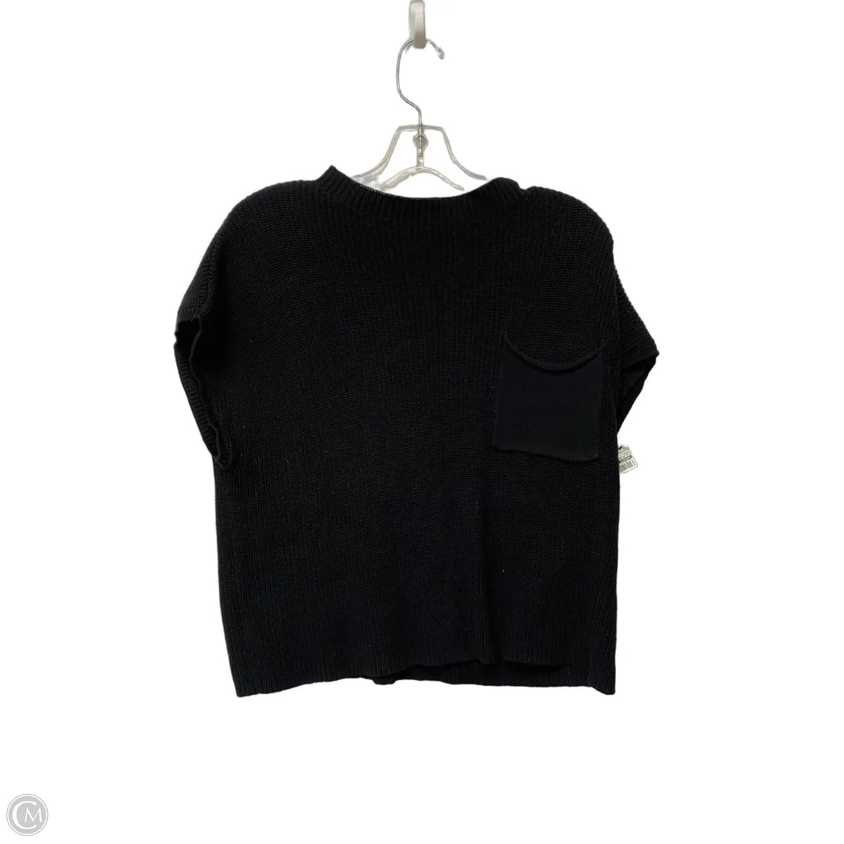 Top Short Sleeve Basic By Anrabess In Black, Size: L