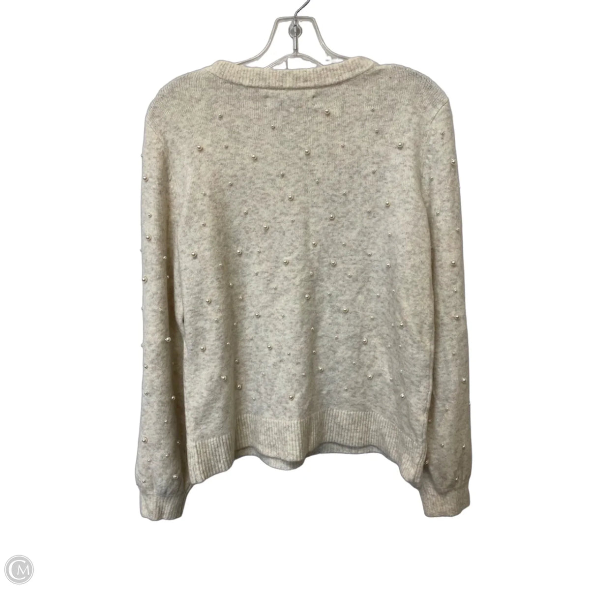 Sweater By Loft In Cream, Size: M