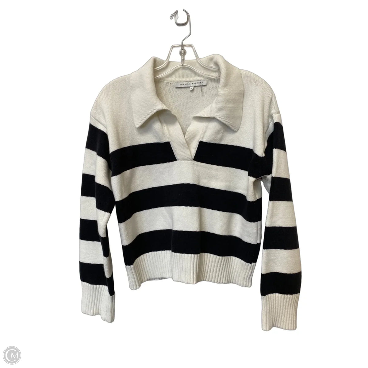 Sweater By English Factory In Striped Pattern, Size: S