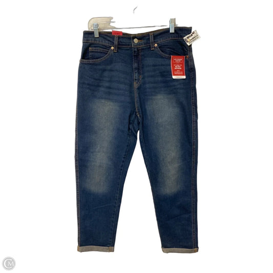 Jeans Boyfriend By Levis In Blue Denim, Size: 10