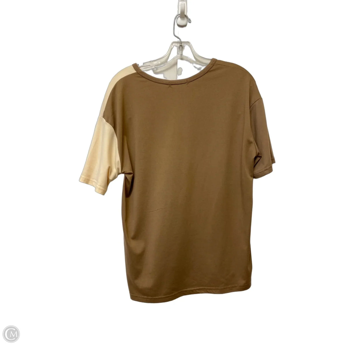 Top Short Sleeve Basic By Clothes Mentor In Brown, Size: Xs