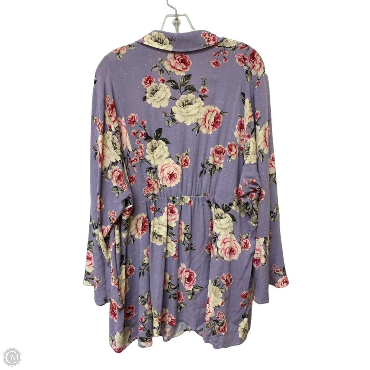 Top Long Sleeve By Torrid In Purple, Size: 3x
