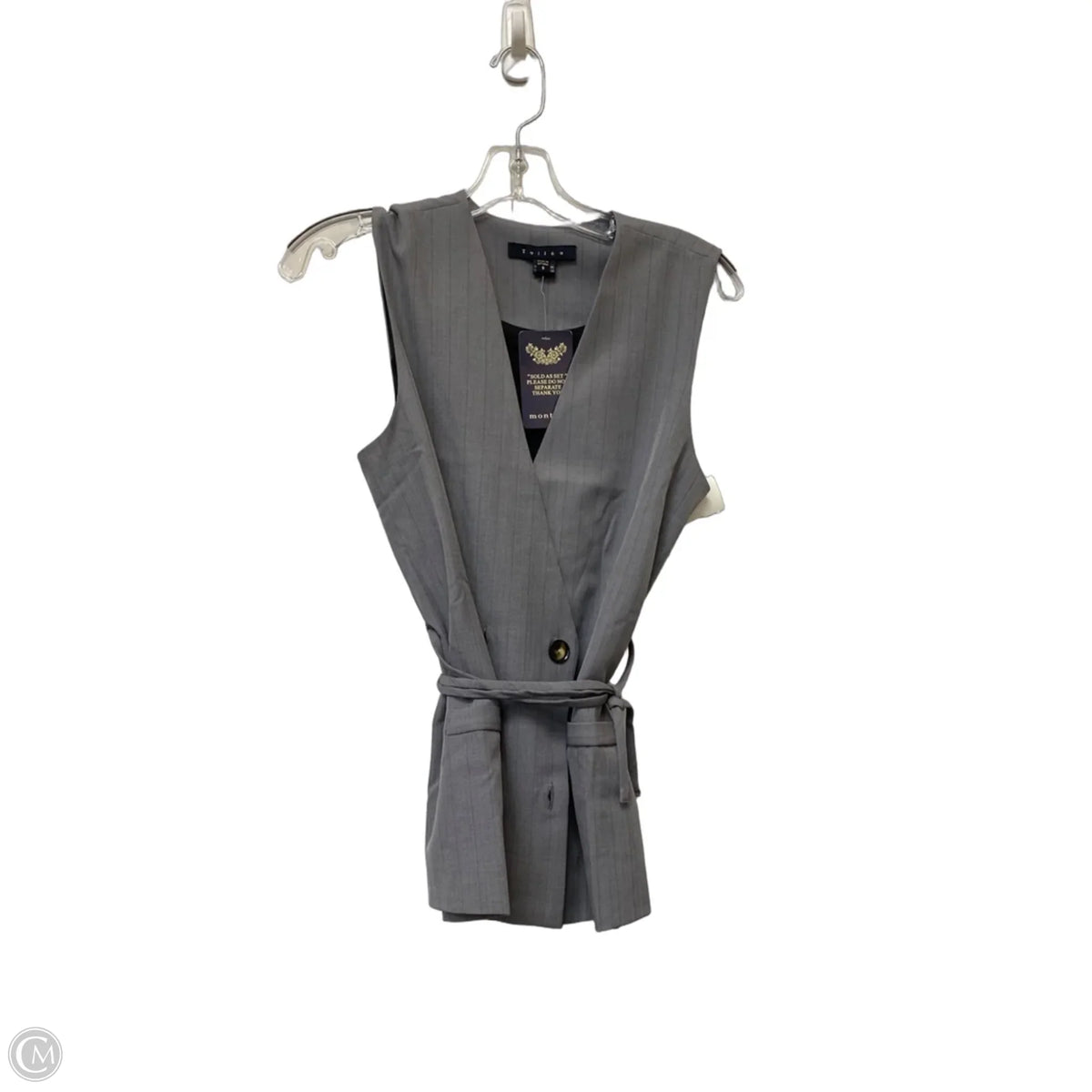Vest Other By Tulle In Grey, Size: S