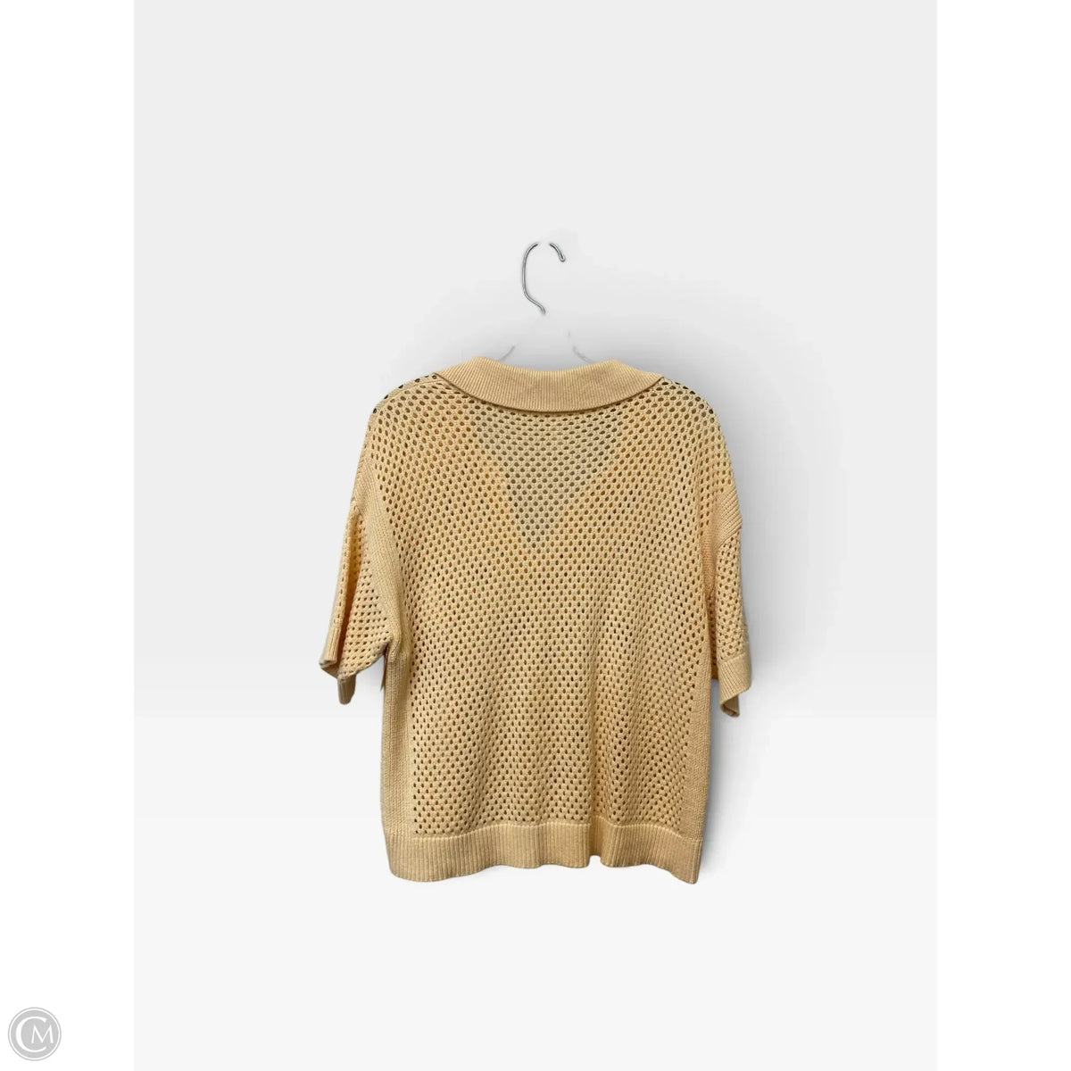Top Short Sleeve By Stylus In Orange, Size: M