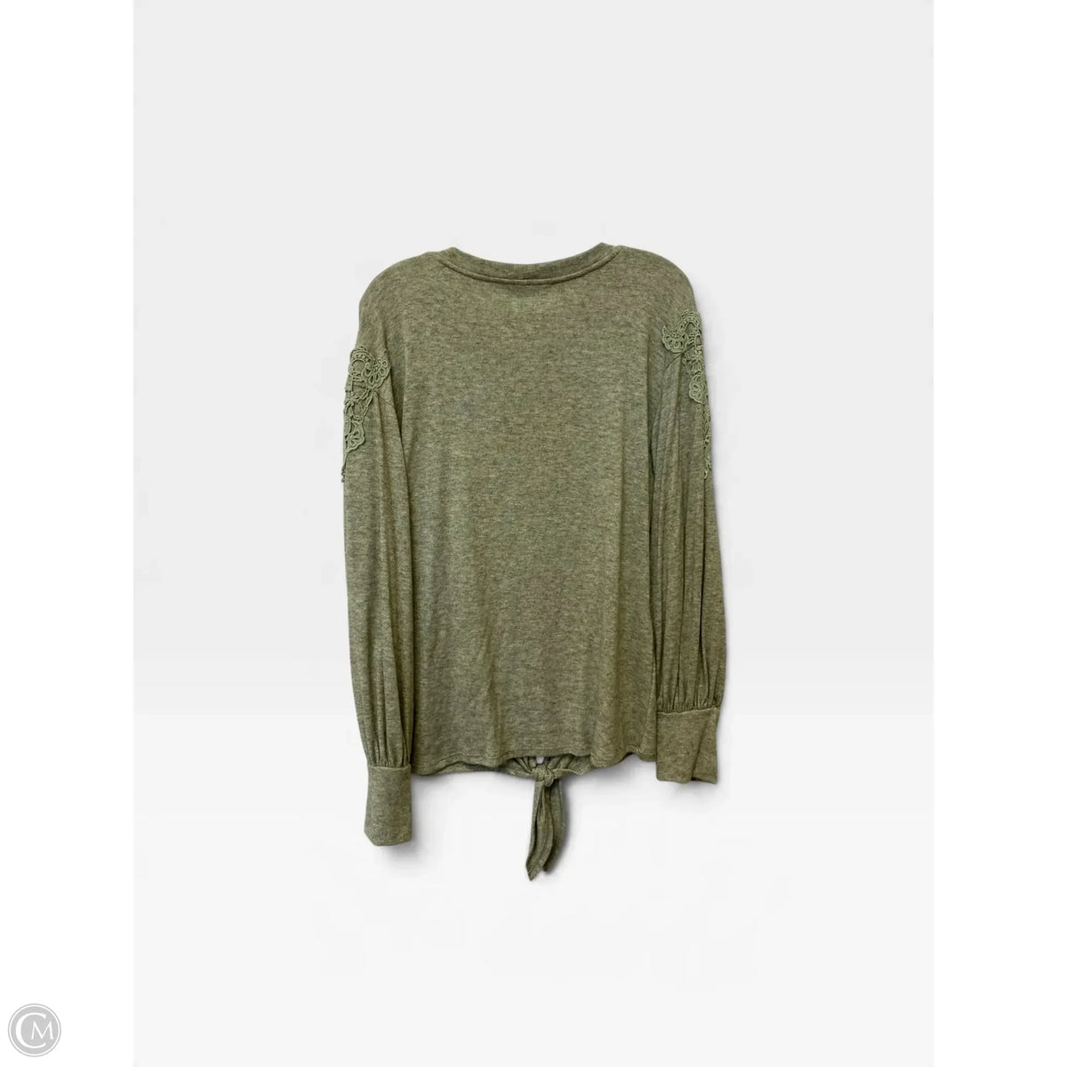 Top Long Sleeve By Clothes Mentor In Green, Size: L