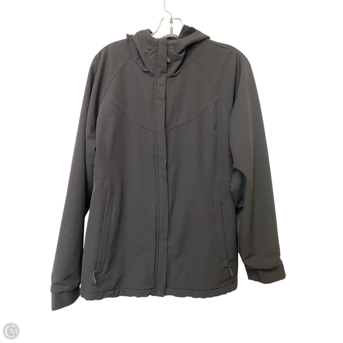 Jacket Windbreaker By Kirkland In Black, Size: L