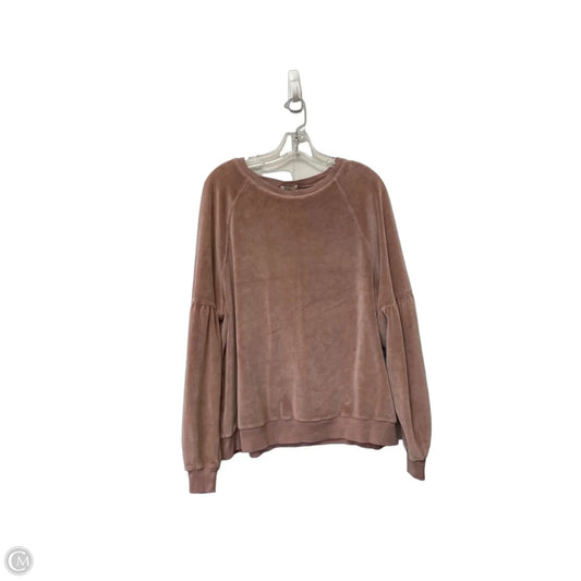 Top Long Sleeve By Dylan In Pink, Size: L