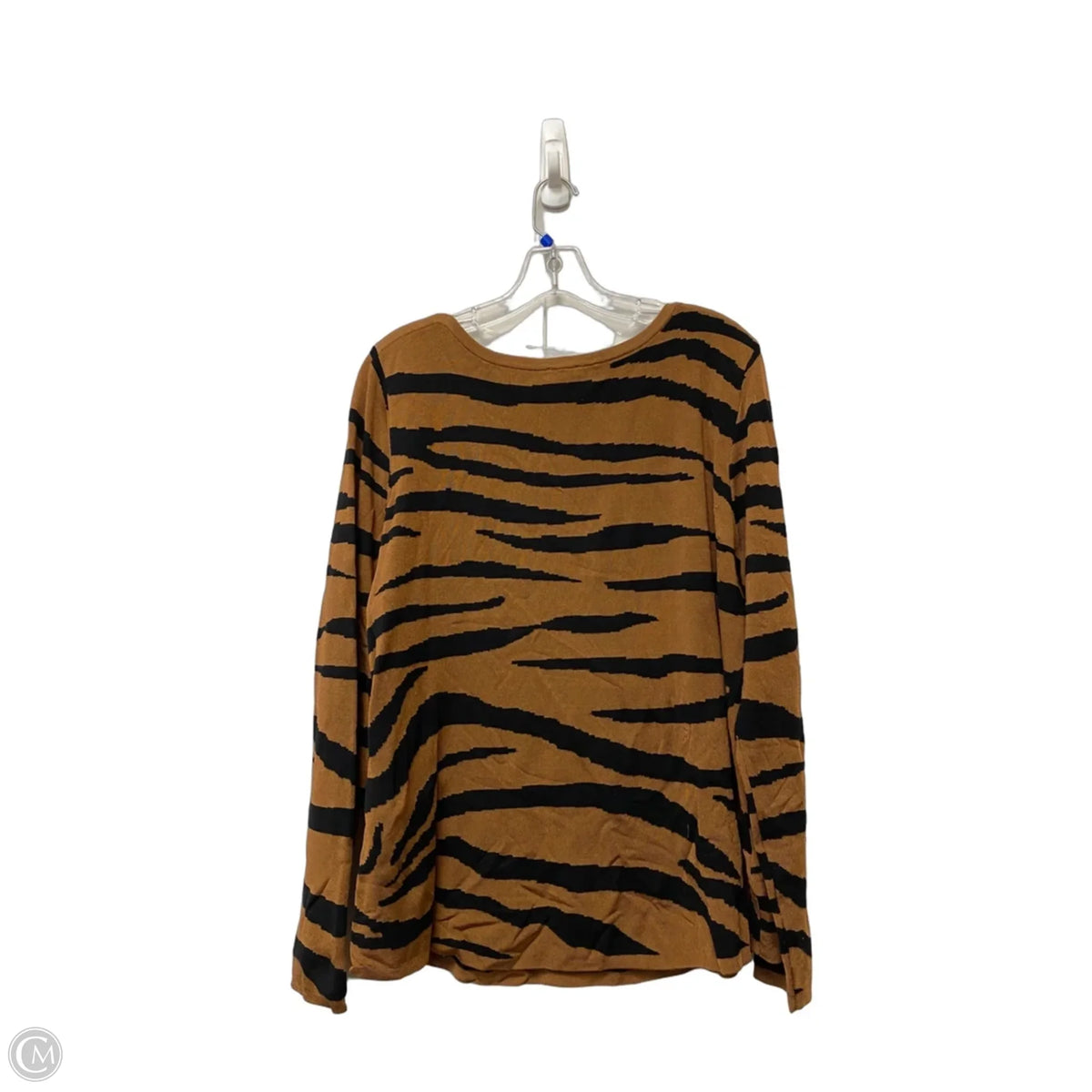 Sweater By Chicos In Animal Print, Size: Xl