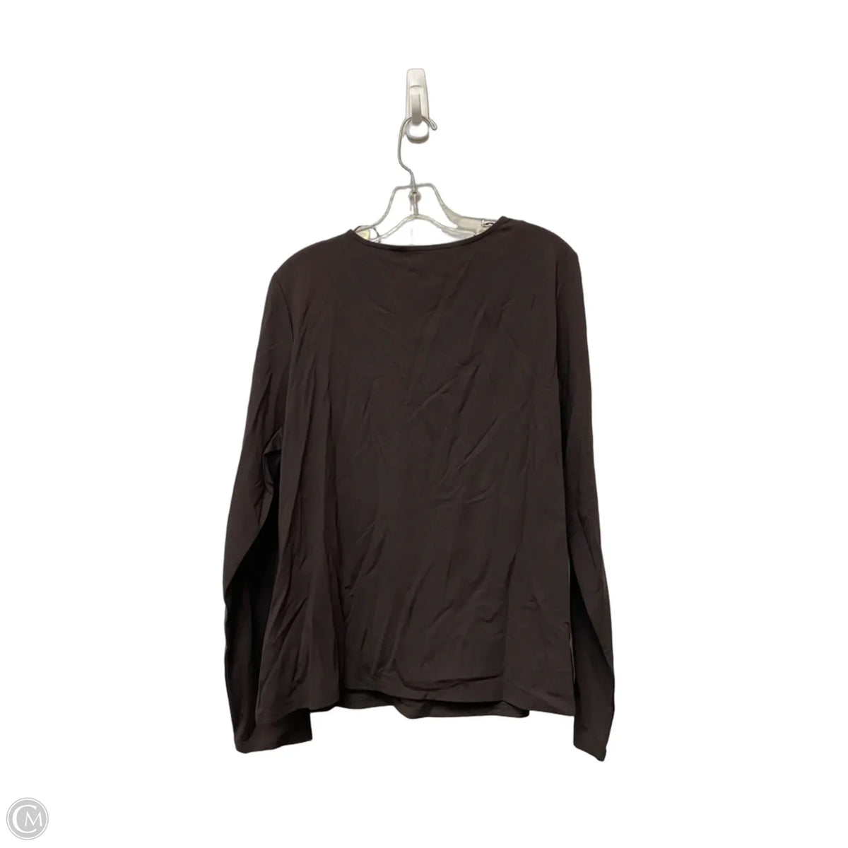 Top Long Sleeve By Boston Proper In Brown, Size: Xl
