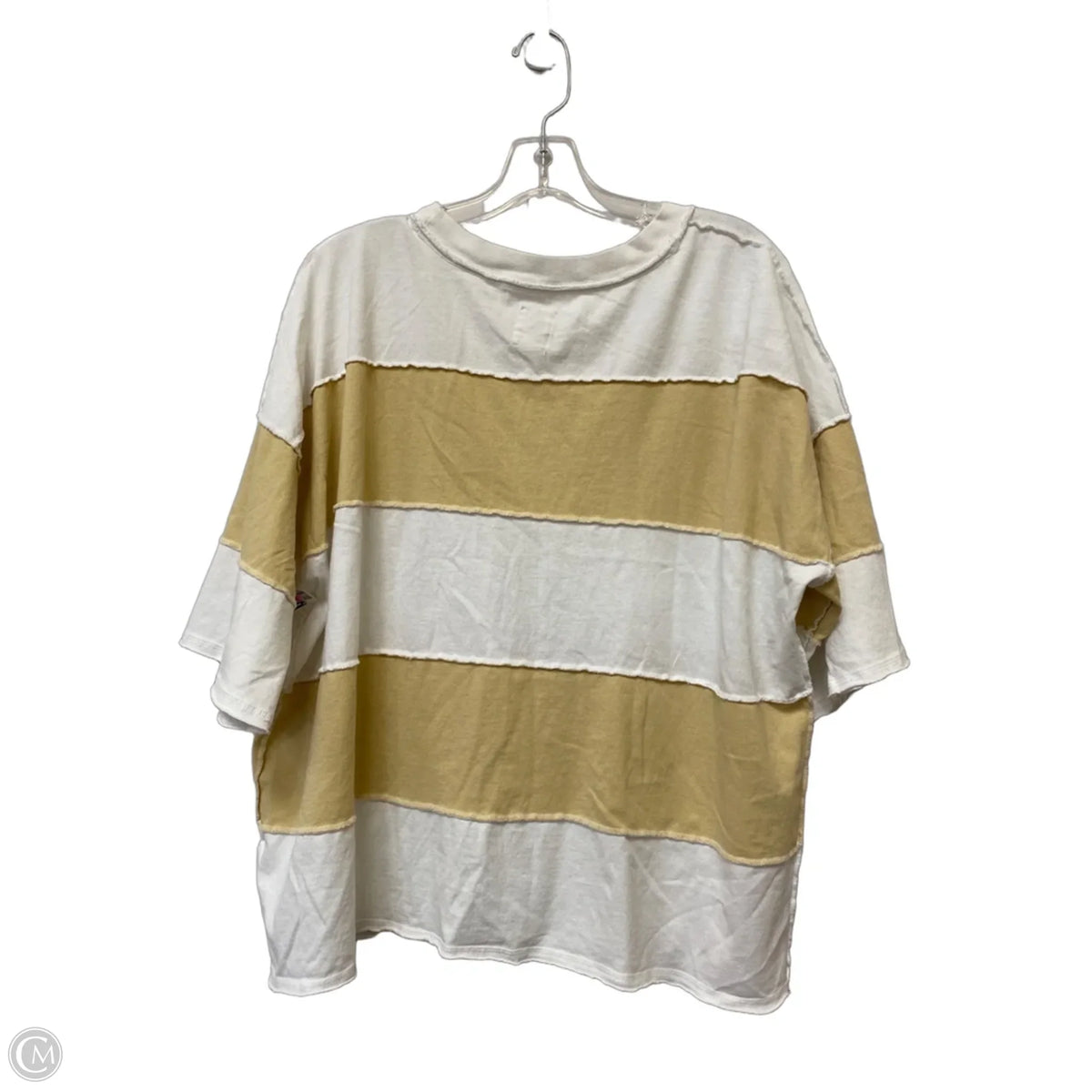 Top Short Sleeve By We The Free In Striped Pattern, Size: S