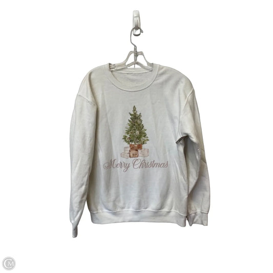Sweatshirt Crewneck By Cme In White, Size: S