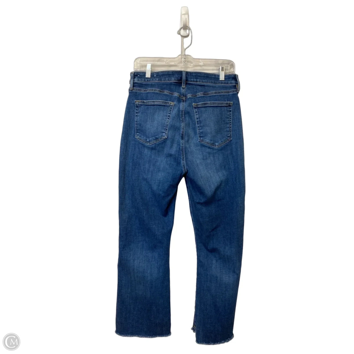 Jeans Cropped By Loft In Blue Denim, Size: 10