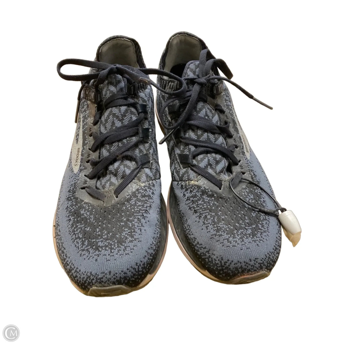 Shoes Athletic By Brooks In Grey, Size: 9.5